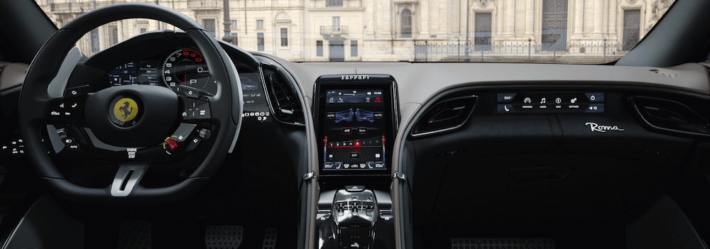 Ferrari Roma dashboard