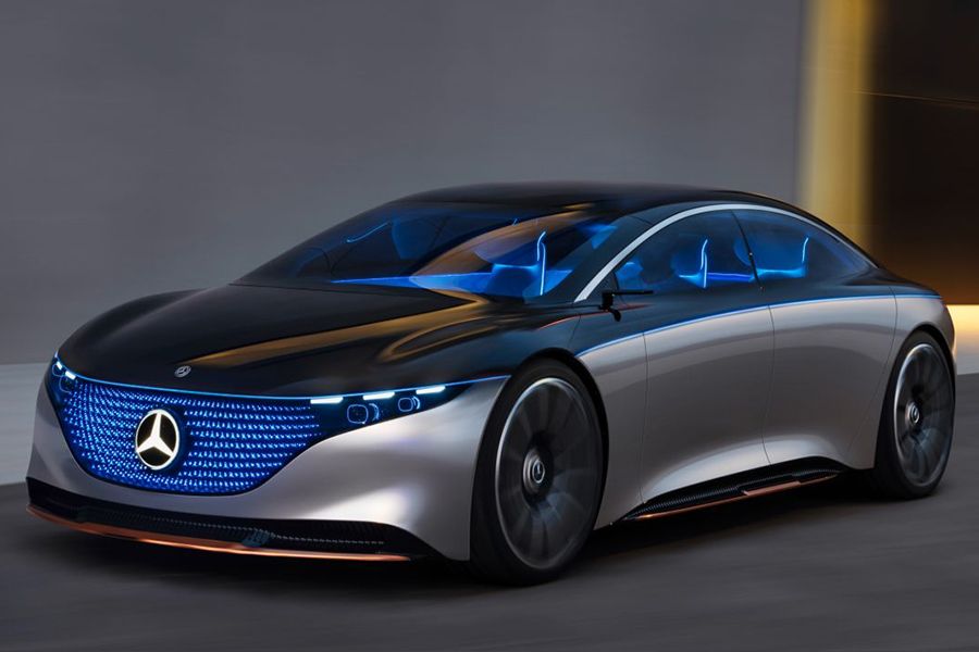 Mercedes electric deals luxury car